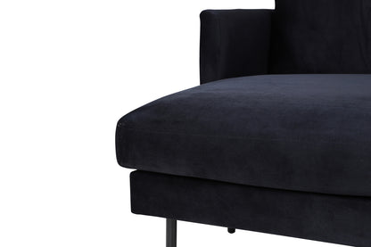 Zoom divansoffor, svart