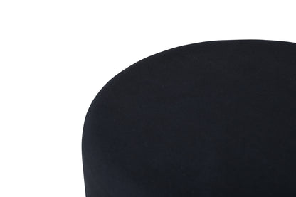 Petra puff, svart/koppar