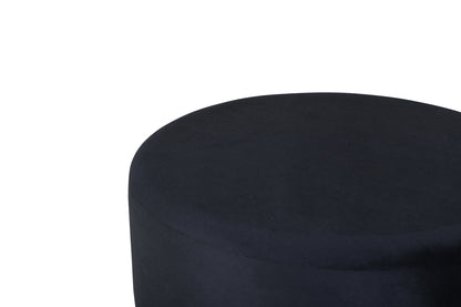 Petra puff, svart/koppar