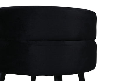 Pot puff/fotpall, svart
