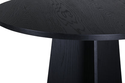 Bootcut matbord ⌀110, svart