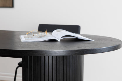 Bianca matbord, svart