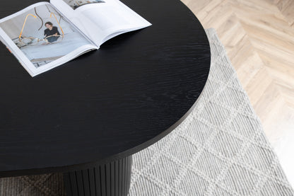 Bianca matbord, svart