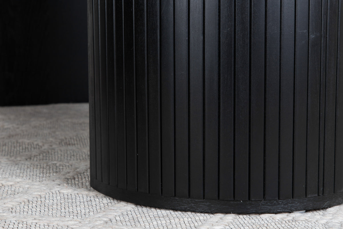 Bianca matbord, svart