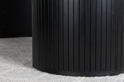 Bianca matbord, svart