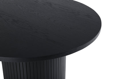 Bianca matbord, svart