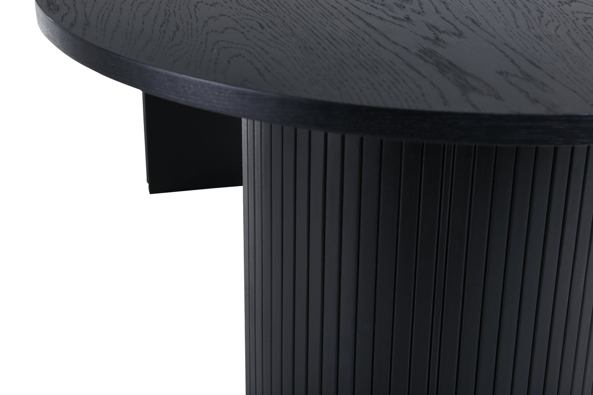 Bianca matbord, svart