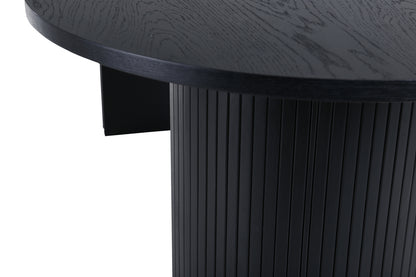 Bianca matbord, svart