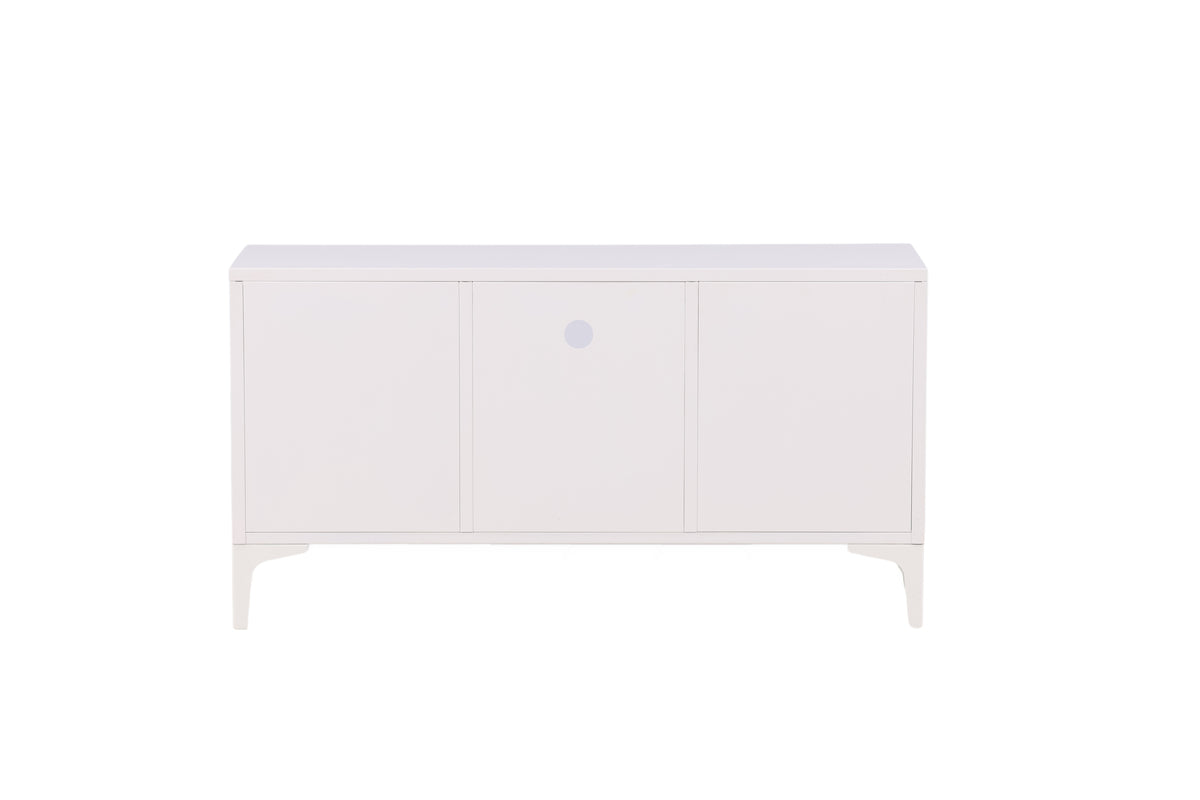 Piring tv-bänk, vit