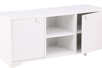 Piring tv-bänk, vit