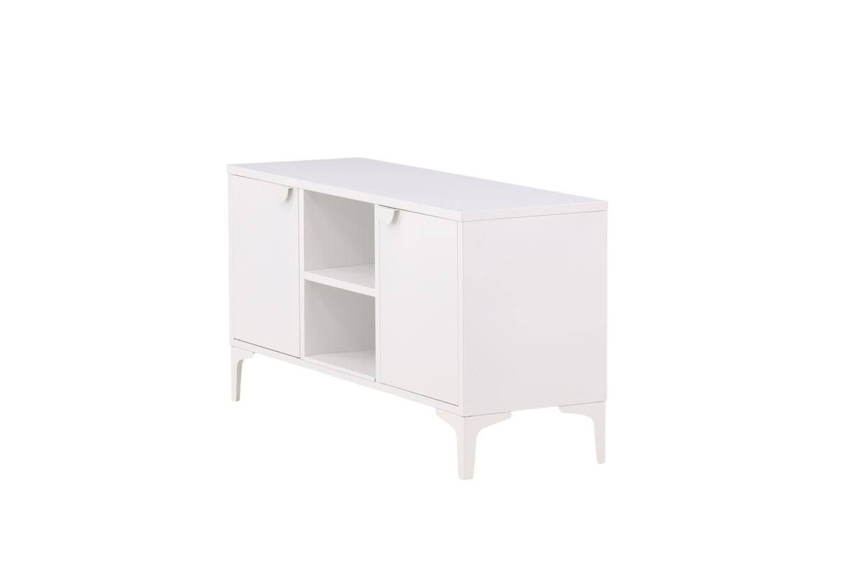 Piring tv-bänk, vit