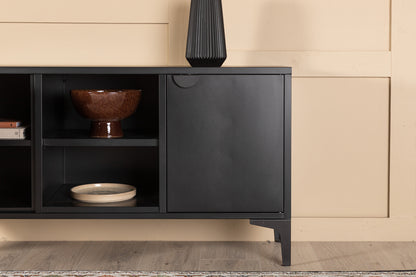 Piring tv-bänk, svart