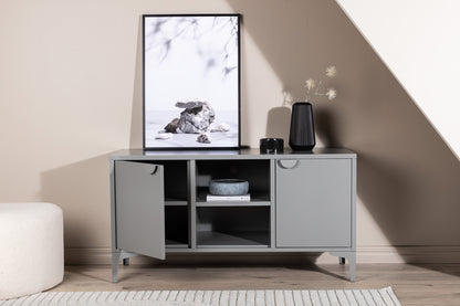 Piring tv-bänk, ljusgrå