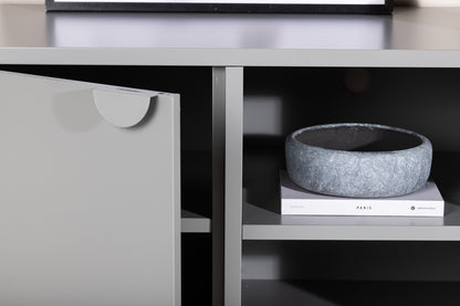 Piring tv-bänk, ljusgrå