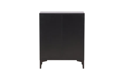 Piring byrå, svart 98x78x40