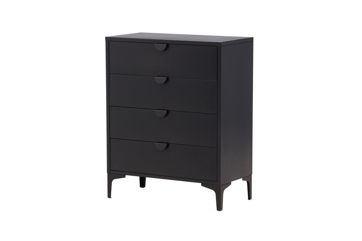 Piring byrå, svart 98x78x40