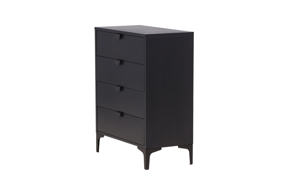 Piring byrå, svart 98x78x40
