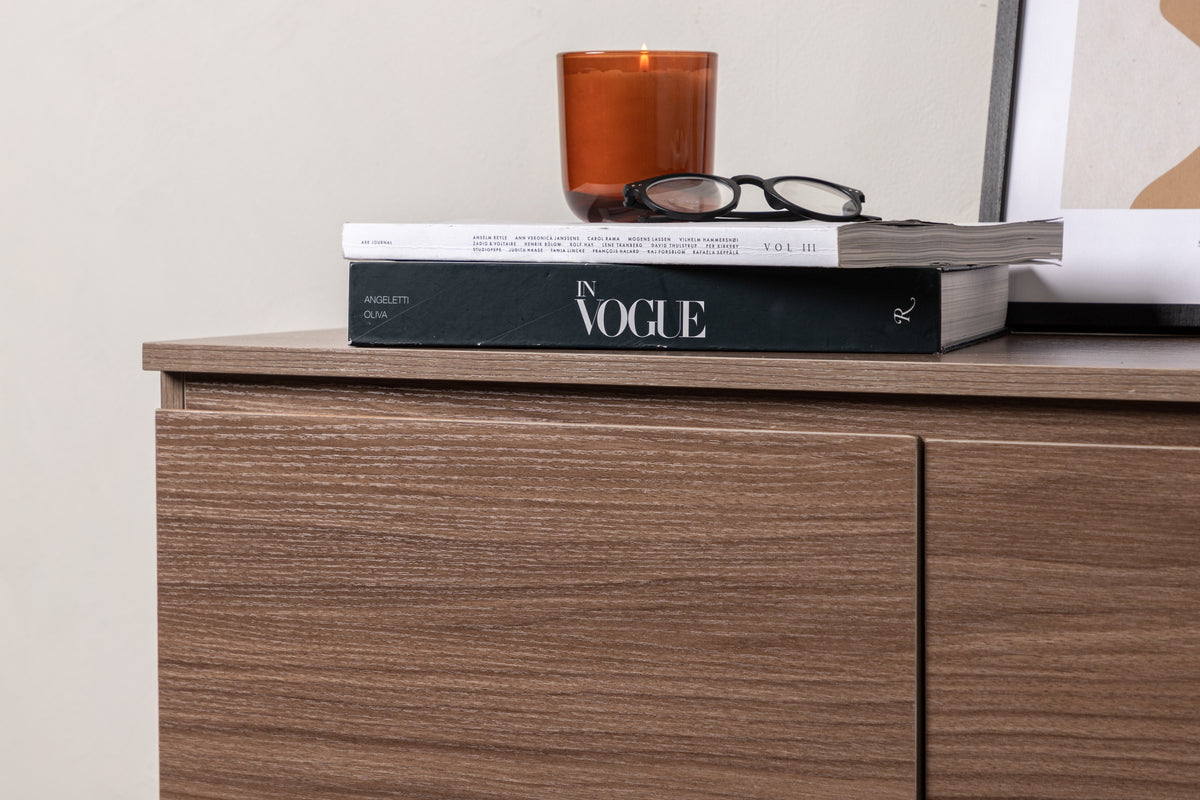 Corpus byrå/tv-bänk, valnöt