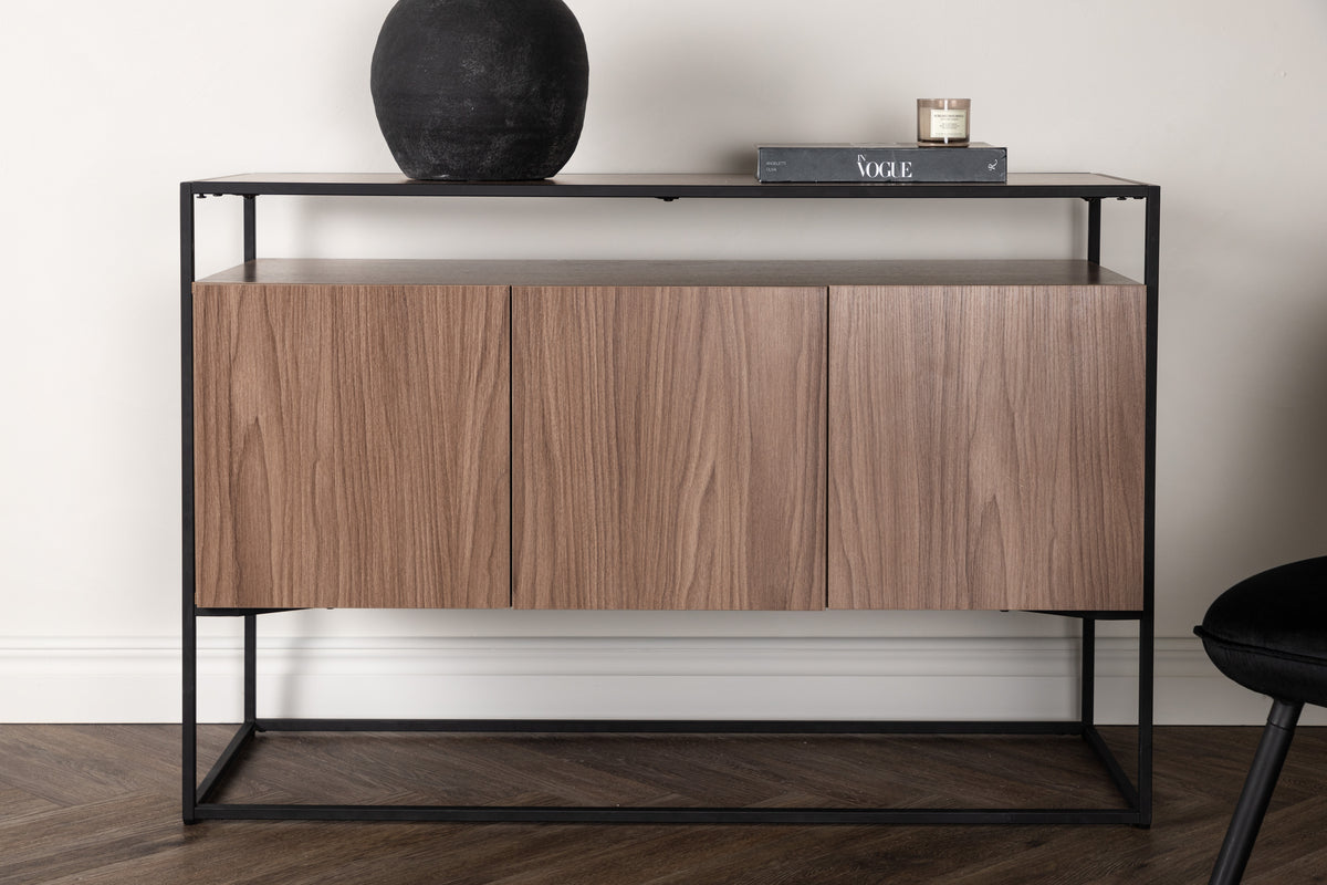 Kingsport skåp, valnöt 120x80x45