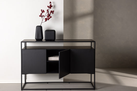 Kingsport skåp, svart 120x80x45