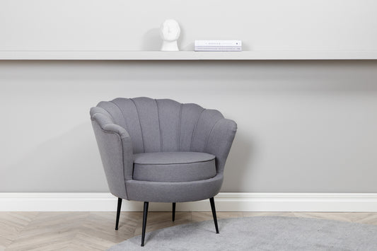 Calais fåtölj, grå