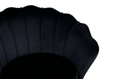 Calais fåtölj, svart