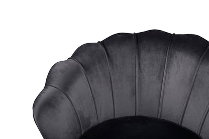 Calais fåtölj, mörkgrå