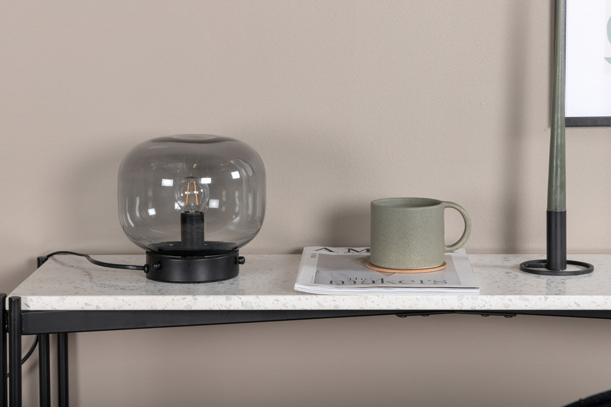 Bollonelie bordslampa, svart