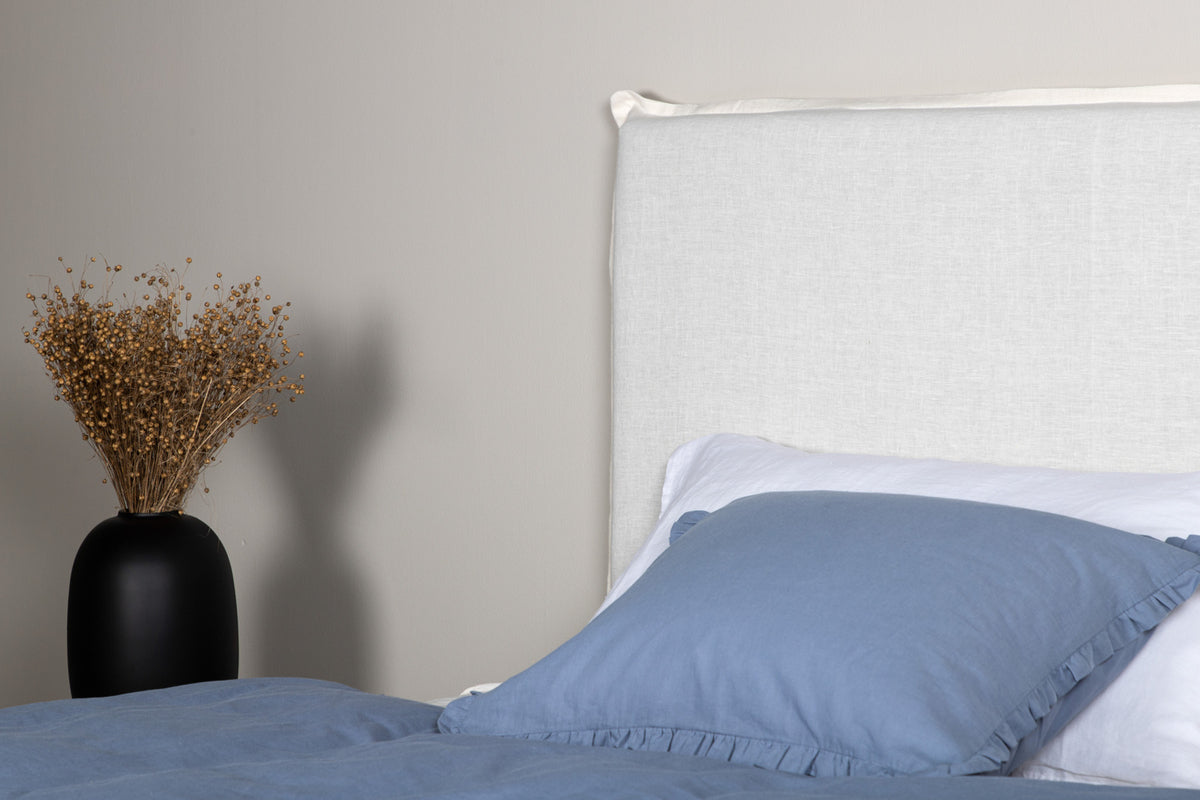 Signe sänggavelöverdrag i linne 180 x 140, off-white