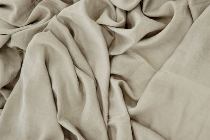 Milo överkast i linne 260 x 260 cm, beige