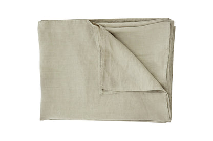 Milo överkast i linne 260 x 260 cm, beige