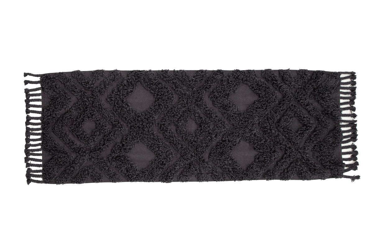 Hilma matta 200 x 70, mörkgrå