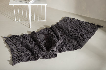 Hilma matta 200 x 70, mörkgrå