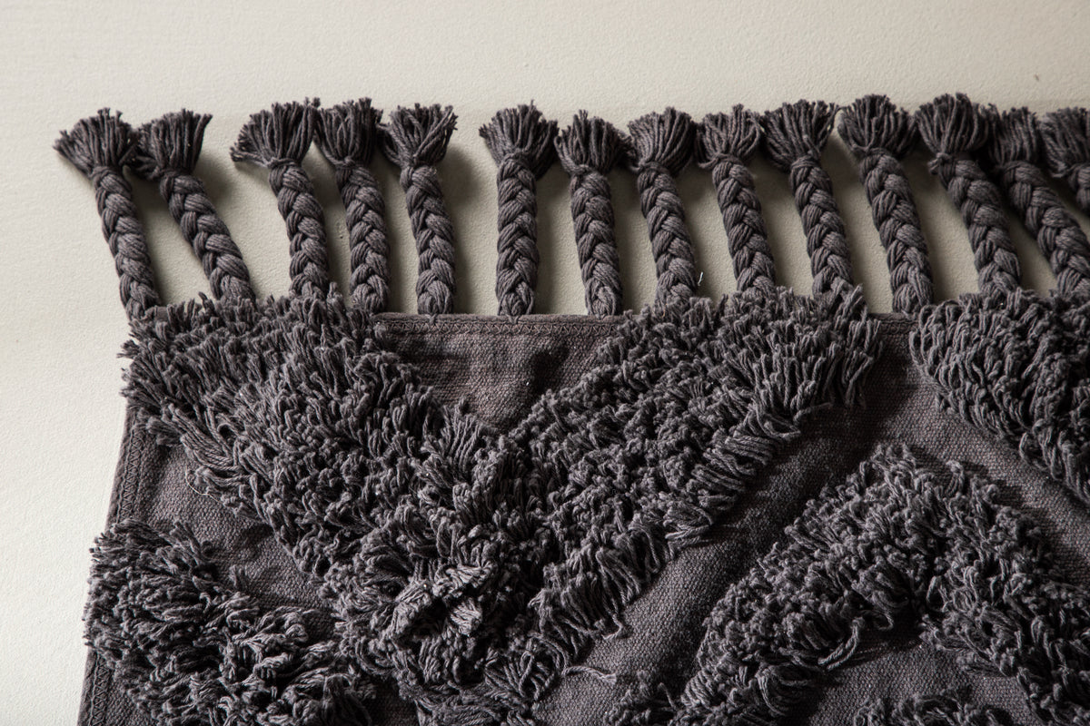 Hilma matta 200 x 70, mörkgrå