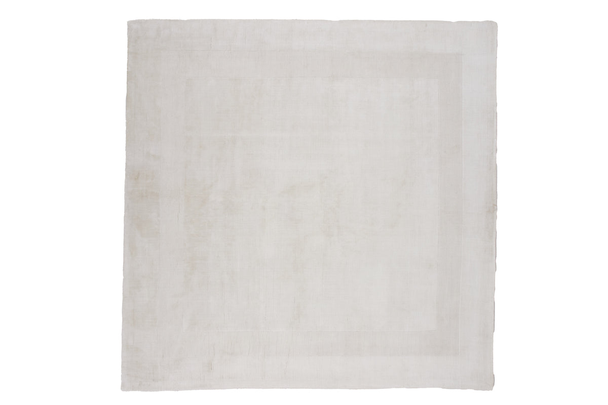 Boston matta 240 x 240, vit