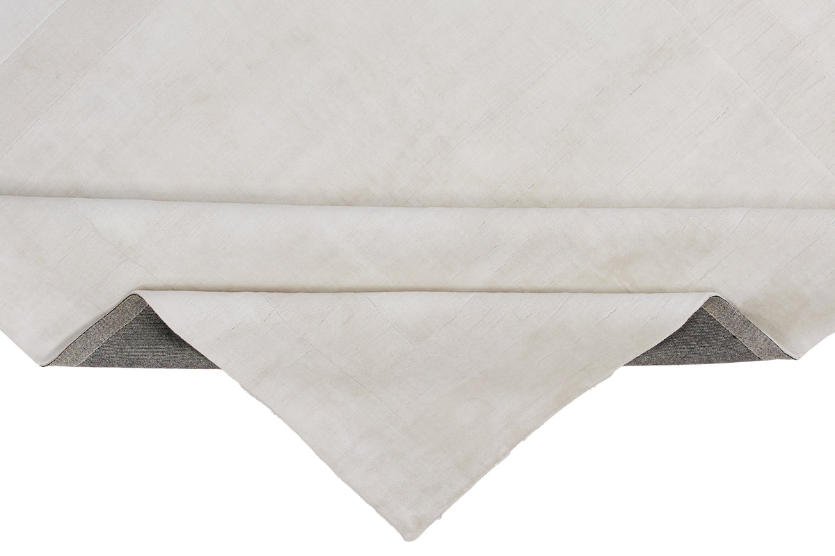 Boston matta 240 x 240, vit