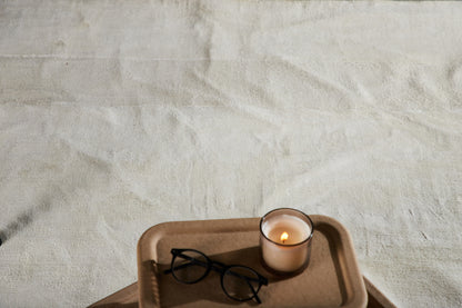 Boston matta 240 x 240, vit