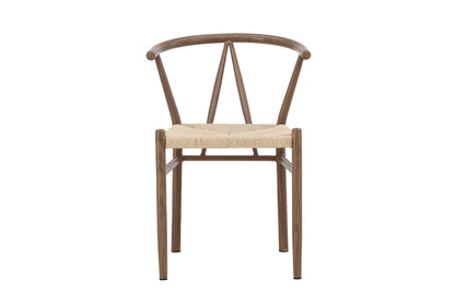 Alfons matstol, brun