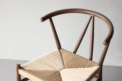 Alfons matstol, brun