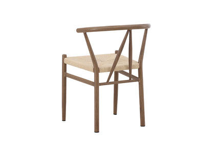 Alfons matstol, brun