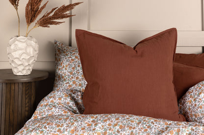 Ronja kuddfodral 60 x 60 cm, rostad röd