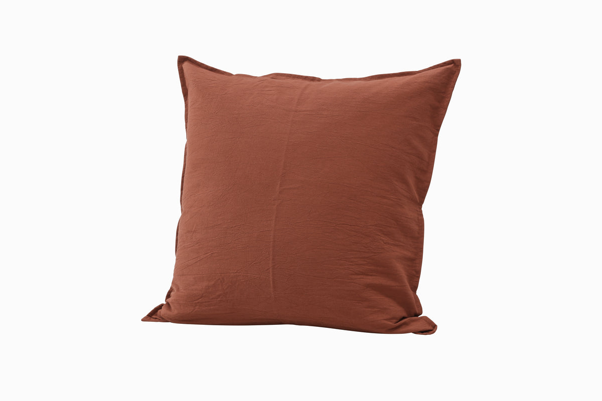 Ronja kuddfodral 60 x 60 cm, rostad röd