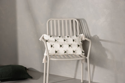 Millie blommönstrat kuddfodral 30 x 50 cm, vit