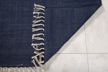 Panipat matta 240 x 170, mörkblå