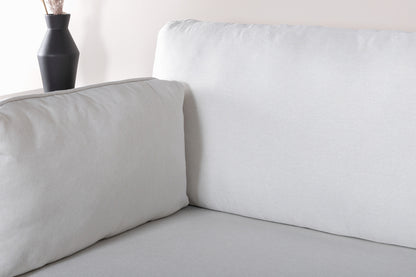 Boom soffa, ljusbeige/vit