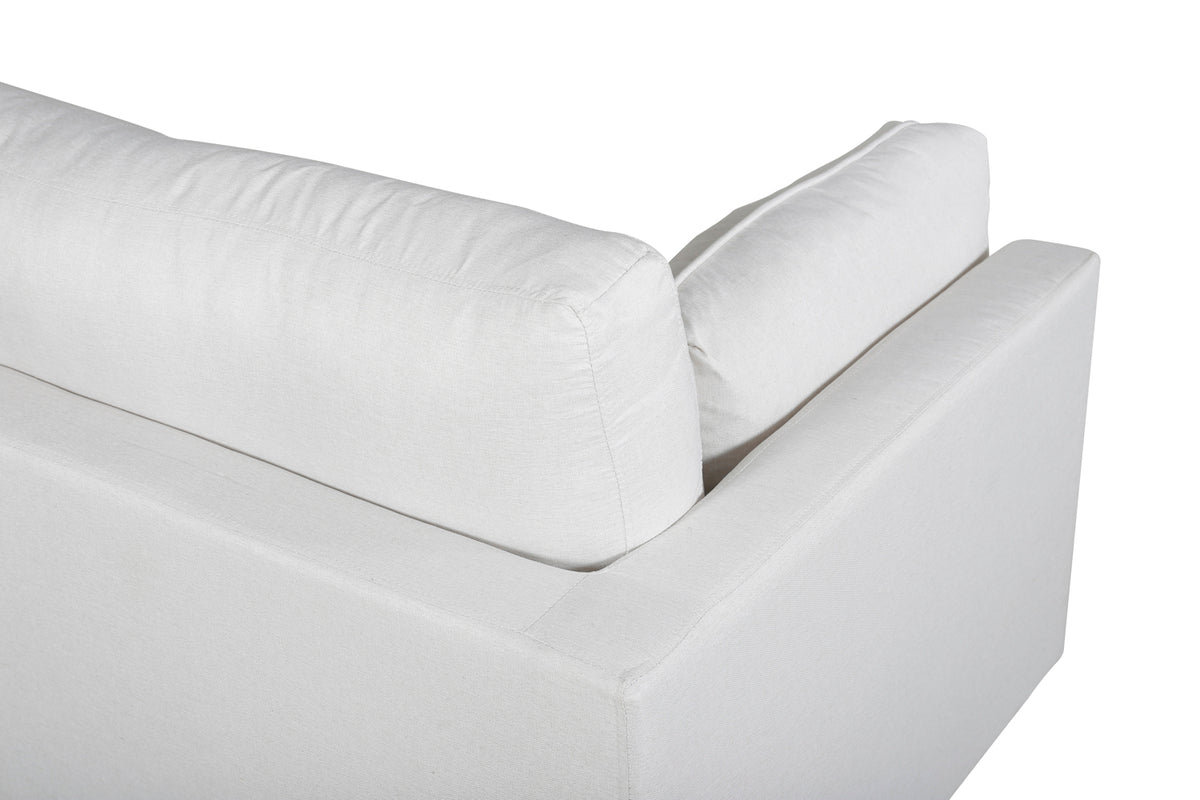 Boom soffa, ljusbeige/vit