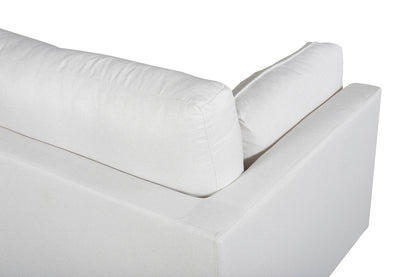 Boom soffa, ljusbeige/vit