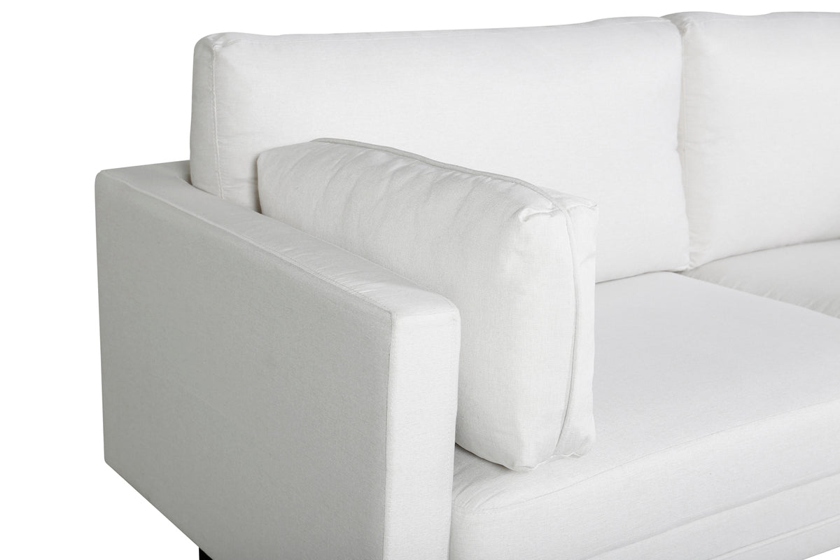 Boom soffa, ljusbeige/vit