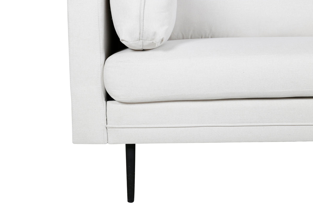 Boom soffa, ljusbeige/vit