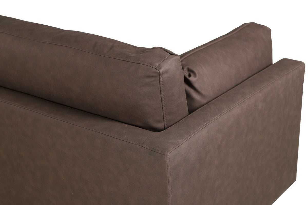 Boom soffa, brun